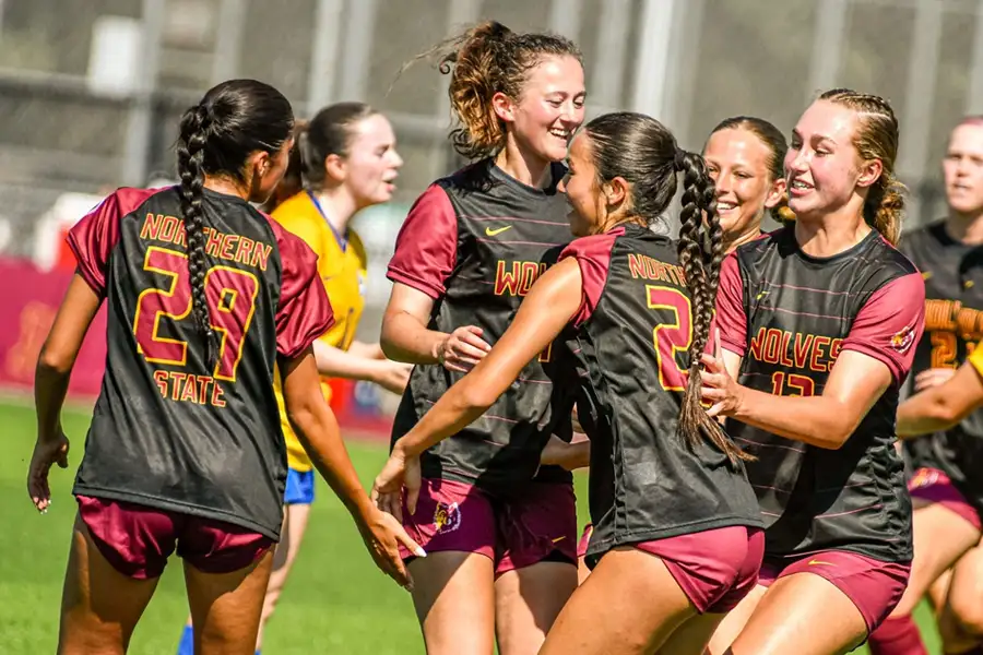 Soccer Team Celebration
